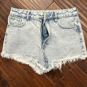PacSun high rise festival denim shorts Sz 26